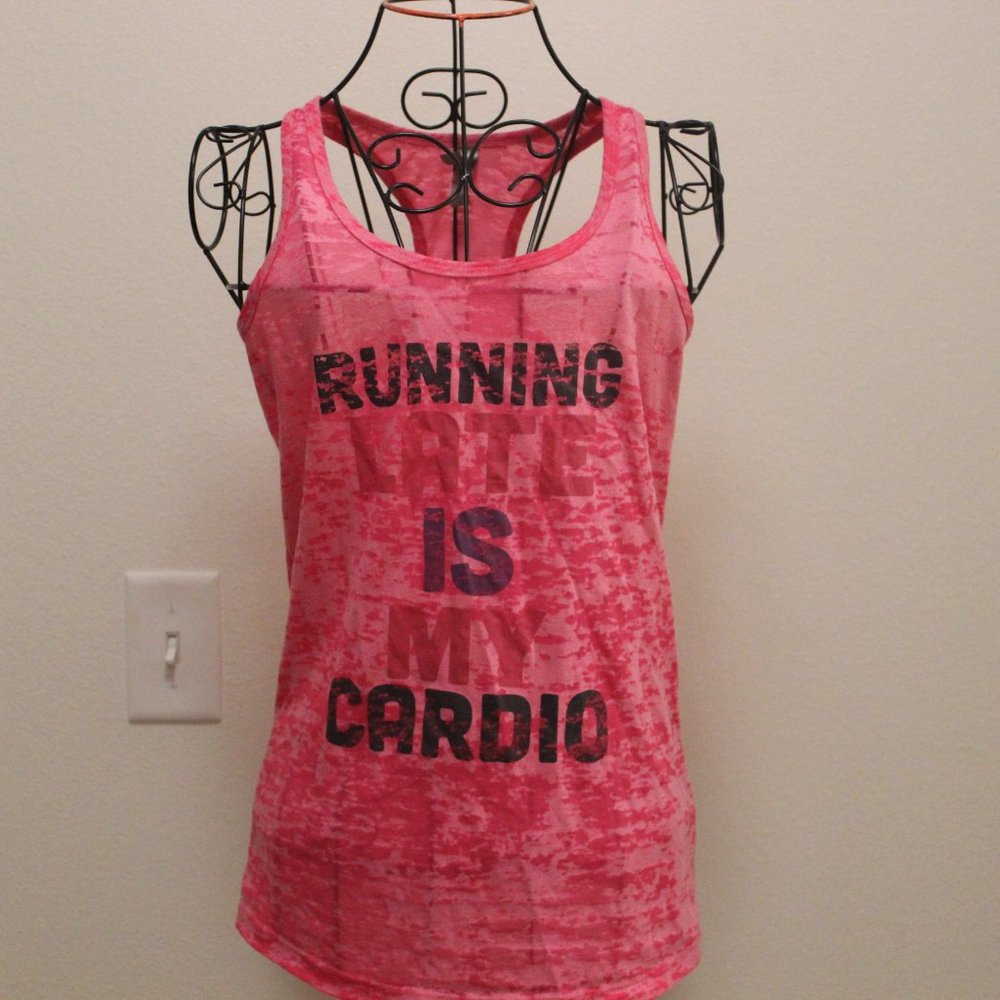 Pink workout shirt